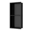 Ceramia Timeless Niche de Douche à encastrer, Acier Inoxydable 304, 2 étagères, 60x30x10cm, Noir mat* Niche De Salle De Bains