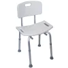 Aidapt Chaise de douche avec dossier à hauteur réglable - VB540S* Barre D'Appui