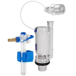 Fluidmaster Chasse d'eau + robinet flotteur laiton SE 3/8 - 2", Bouton poussoir + câble