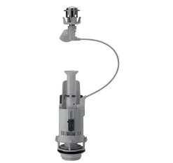 Flomasta Chasse d'eau 2", double bouton poussoir + câble