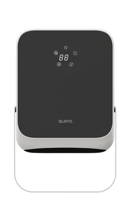 Supra France Chauffage d'appoint soufflant pour salle de bain 2000W avec porte serviette, Supra Berenice