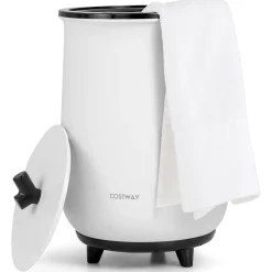 Giantex Chauffe-Serviettes Style Seau 23L, 3 Niveaux Chauffage 60-80Celsius & Minuterie 20-90min, Arrêt Automatique, Noir