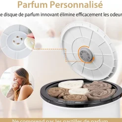 Giantex Chauffe-Serviettes Style Seau 23L, 3 Niveaux Chauffage 60-80Celsius & Minuterie 20-90min, Arrêt Automatique, Noir