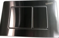 Laneri Châssis de bâti-support avec réservoir caché pour cuvette suspendu complet de plaque de commande double bouton en acier inoxydable