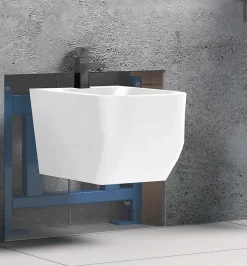 Laneri Châssis de bâti-support universal pour bidet suspendu complet de pieds supports réglables en acier inoxydable