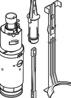 Gebererit Cloche complète double touche - Pour réservoir encastré - Geberit* Wc À Poser