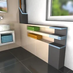Wedi Coffre d'habillage Mensolo L 250 x 15 x 15