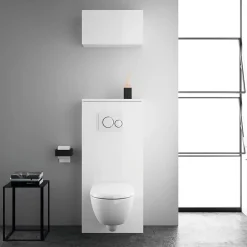 Geberit Coffre rangement blanc Lineo