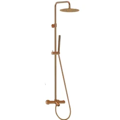 Essebagno Colonne bain-douche thermostatique cuivre brossé luisa II 250