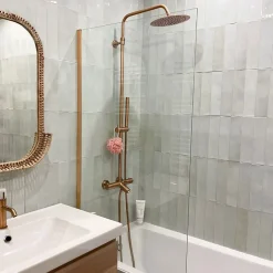 Essebagno Colonne bain-douche thermostatique cuivre brossé luisa II 250