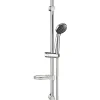 Autres Colonne Barre de douche chromee entraxe reglable 70 cm douchette monojet mobile* Colonne De Douche Thermostatique