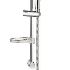 Autres Colonne Barre de douche chromee entraxe reglable 70 cm douchette monojet mobile* Colonne De Douche Thermostatique