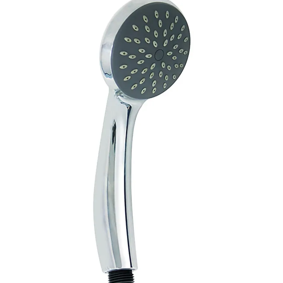 Autres Colonne Barre de douche chromee entraxe reglable 70 cm douchette monojet mobile* Colonne De Douche Thermostatique