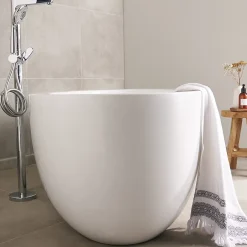 GoodHome Colonne de baignoire ilot Cavally* Robinet De Baignoire