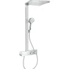 Hansgrohe Colonne de douche 300 1 jet avec mitigeur thermostatique ShowerTablet 350 chromé Raindance E