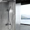 Imex Colonne de Douche Anti-Calcaire Noir Mat FIYI BDF016/NG* Colonne De Douche Mécanique