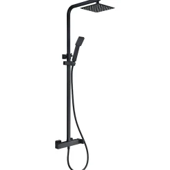 Imex Colonne de Douche Anti-Calcaire Noir Mat FIYI BDF016/NG* Colonne De Douche Mécanique