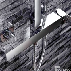 Imex Colonne de Douche Anti-Calcaire Chrome FIYI BDF016* Colonne De Douche Mécanique