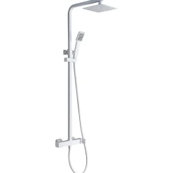 Imex Colonne de Douche Anti-Calcaire Blanc Mat FIYI BDF016/BL* Colonne De Douche Mécanique