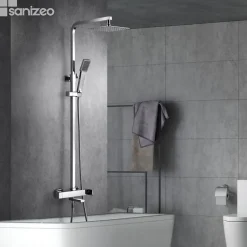 Imex Colonne de Douche et Baignoire Anti-Calcaire Chrome FIYI BDF016-B