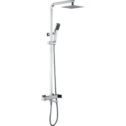 Imex Colonne de Douche et Baignoire Anti-Calcaire Chrome FIYI BDF016-B