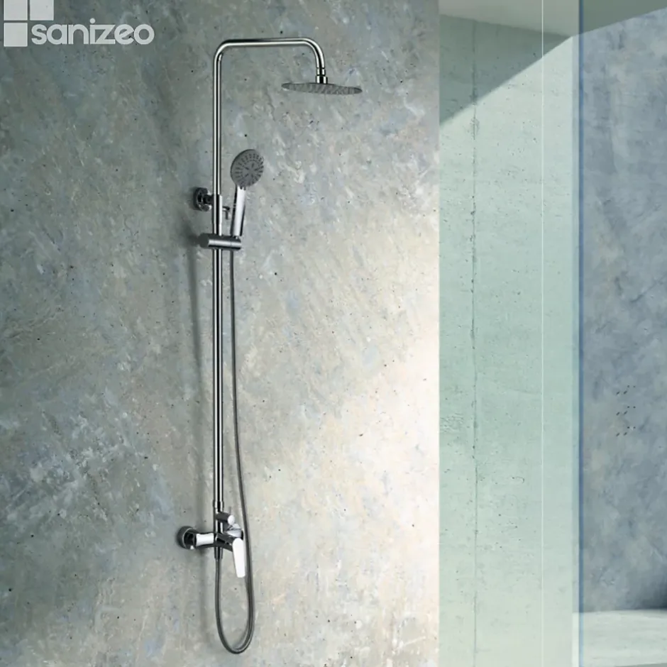 Imex Colonne de Douche Anti-Calcaire Chrome BELGICA BDZ044