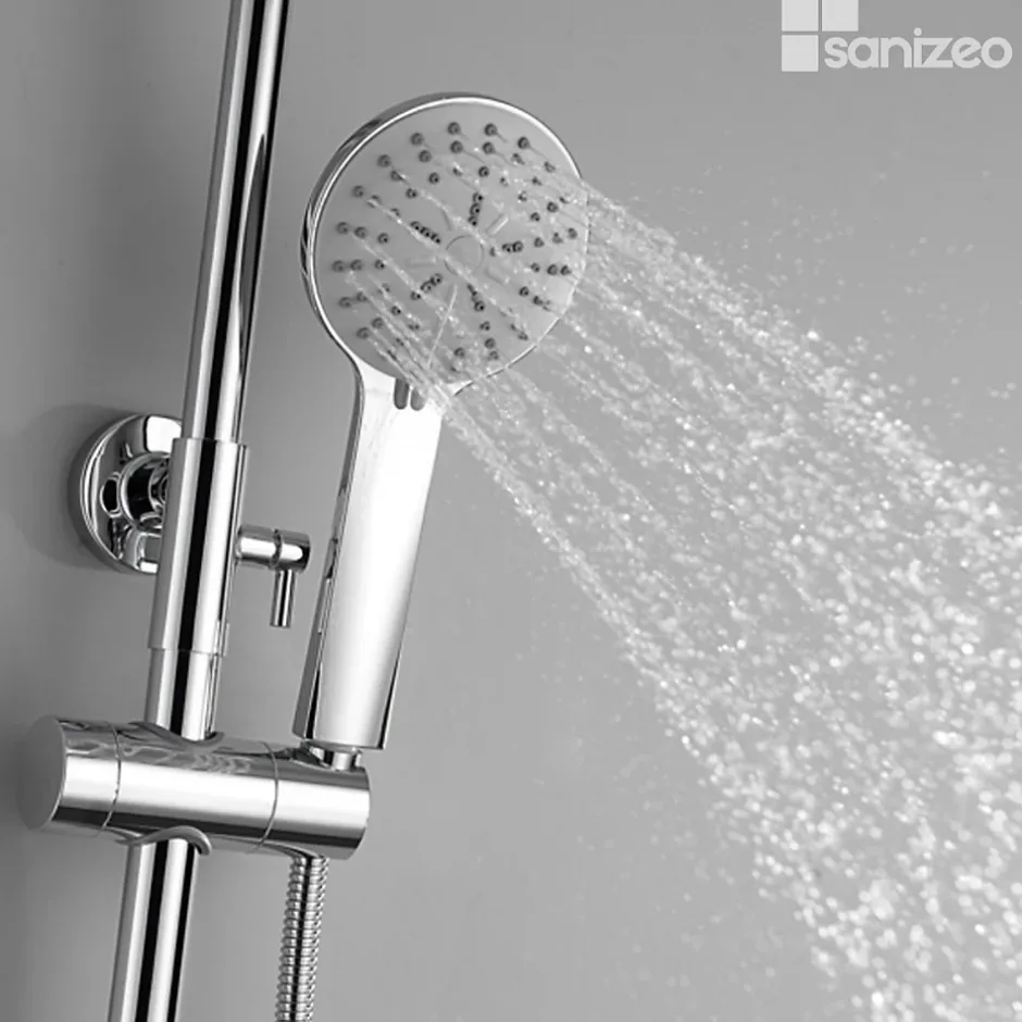 Imex Colonne de Douche Anti-Calcaire Chrome BELGICA BDZ044