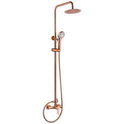 Imex Colonne de Douche Anti-Calcaire Or Rose Cuivré ROMA BDR001/ORC* Colonne De Douche Mécanique