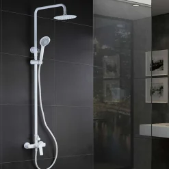 Imex Colonne de Douche Anti-Calcaire Chrome LUXOR BDX023/BL* Colonne De Douche Mécanique