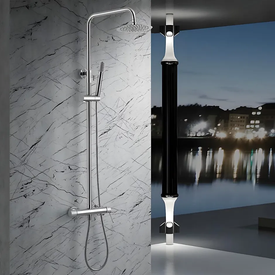 Imex Colonne de Douche Anti-Calcaire Chrome BDD038