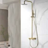 Imex Colonne de Douche Anti-Calcaire Or Brossé OLIMPO BDC033/OC