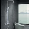 Imex Colonne de Douche Anti-Calcaire Blanc Mat DINAMARCA BDR031/BL