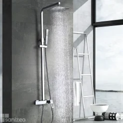Imex Colonne de Douche Anti-Calcaire Chrome SUECIA BDC032