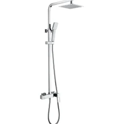 Imex Colonne de Douche Anti-Calcaire Chrome SUECIA BDC032
