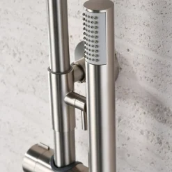 Imex Colonne de Douche Anti-Calcaire Niquel Brossé MONZA BDM039/NQ* Colonne De Douche Mécanique