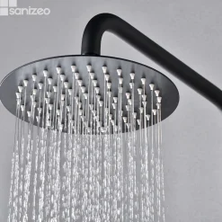 Imex Colonne de Douche Anti-Calcaire Noir Mat DELOS BDD055/NG* Colonne De Douche Mécanique