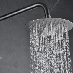 Imex Colonne de Douche Anti-Calcaire Black Gun Métal MONZA BDM039/BGM