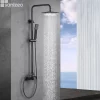 Imex Colonne de Douche Anti-Calcaire Black Gun Métal ART BDAR025/BGM