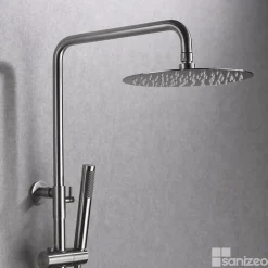 Imex Colonne de Douche Anti-Calcaire Acier Inoxydable Intérieur / Extérieur MOSCU BDK034