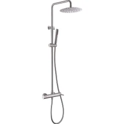 Imex Colonne de Douche Anti-Calcaire Acier Inoxydable Intérieur / Extérieur MOSCU BDK034