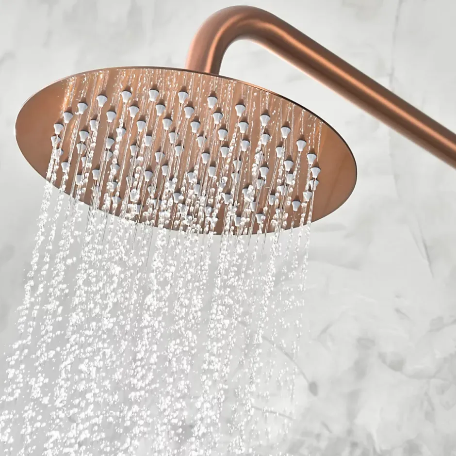 Imex Colonne de Douche Anti-Calcaire Or Rose Cuivré MONZA BDM039/ORC* Colonne De Douche Mécanique