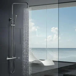 Imex Colonne de Douche Anti-Calcaire Chrome DINAMARCA BDR031* Colonne De Douche Mécanique