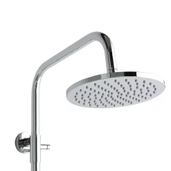 Kiamami Valentina Colonne De Douche Avec Douchette Et Pommeau Fixe Ronde