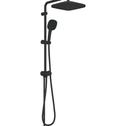 Grohe Colonne de douche avec inverseur manuel - Economie d'eau - Vitalio Comfort 250 - Noir Mat - 266982431* Colonne De Douche Thermostatique