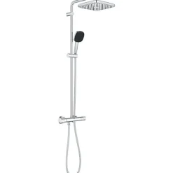 Grohe Colonne de douche avec mitigeur thermostatique - Economie d'eau - Vitalio Comfort 250 - Chromé - 26696001* Colonne De Douche Thermostatique