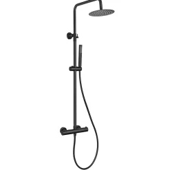Lomazoo Colonne de douche avec mitigeur thermostatique Pandora noir* Colonne De Douche Thermostatique