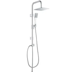 Bain-Bain Colonne de douche Carree Chrome KARY -