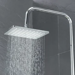 Bain-Bain Colonne de douche Carree Chrome KARY -