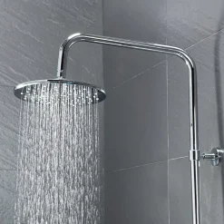 Bain-Bain Colonne de douche Chrome Avec Tablette KIRA -