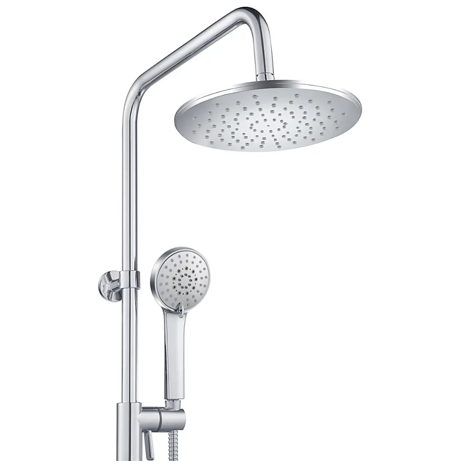 Bain-Bain Colonne de douche Chrome Avec Tablette KIRA -